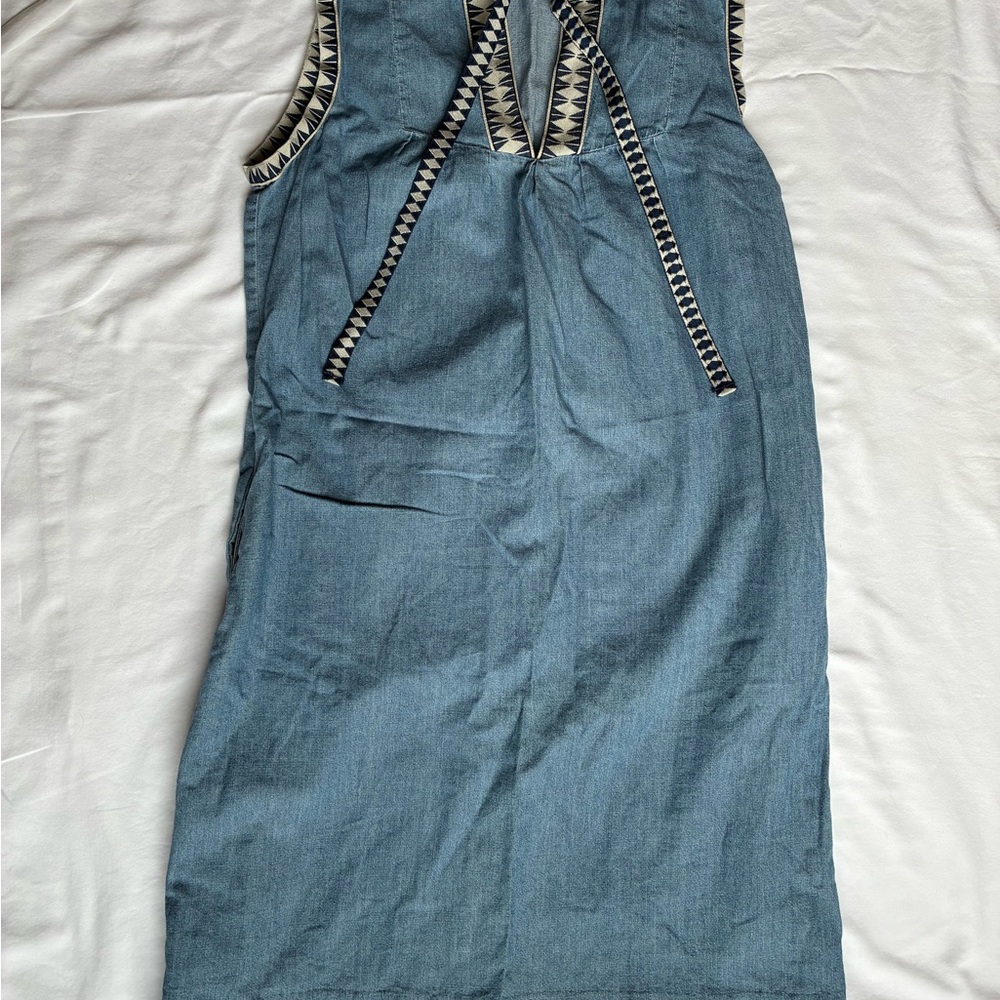 J. Crew Blue Sleeveless Dress
